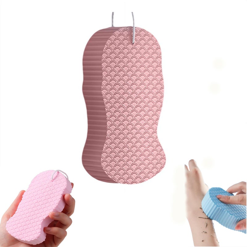 Magic Exfoliating Bath Sponge 3D,Magic Super Soft Exfoliating Bath Sponge, Remover Dead Skin,Super Soft Body Scrubber Bath Exfoliating Scrub Sponges Shower Brush and Reusable - Image 1